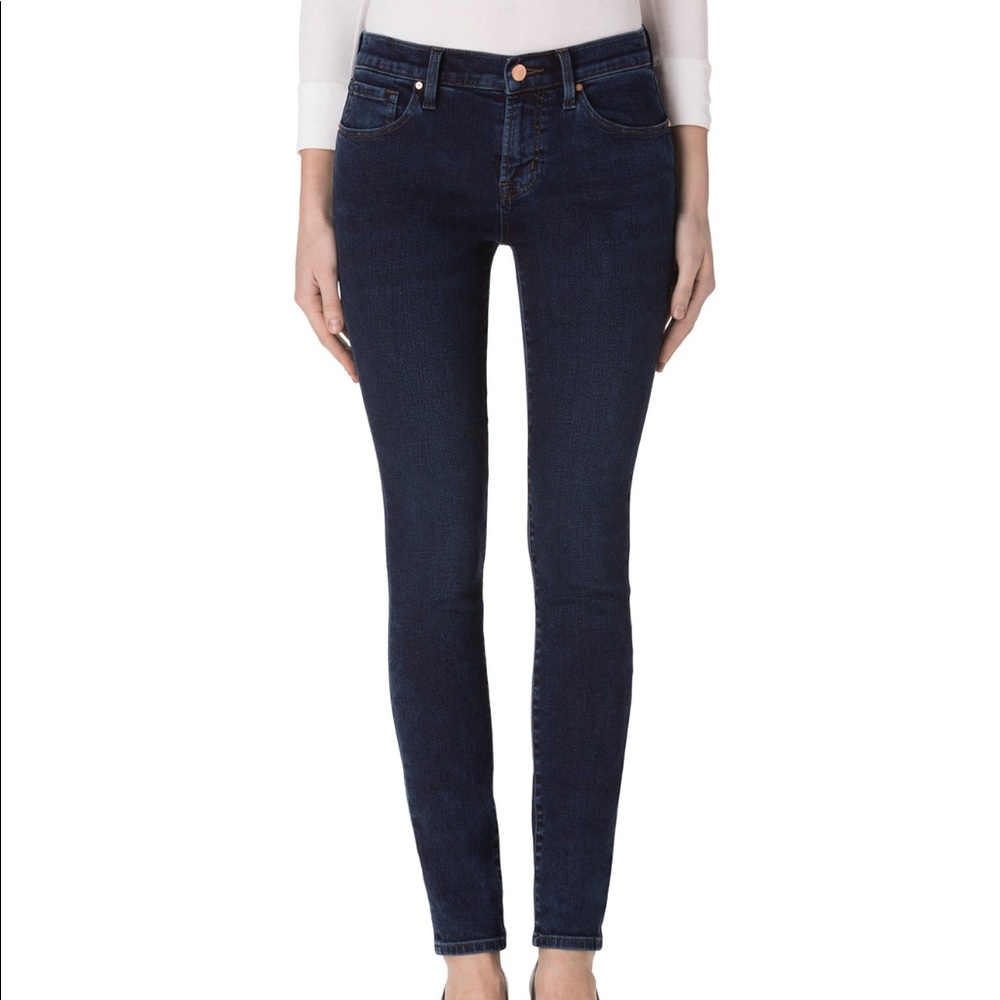 J Brand mid rise supper skinny jeans
