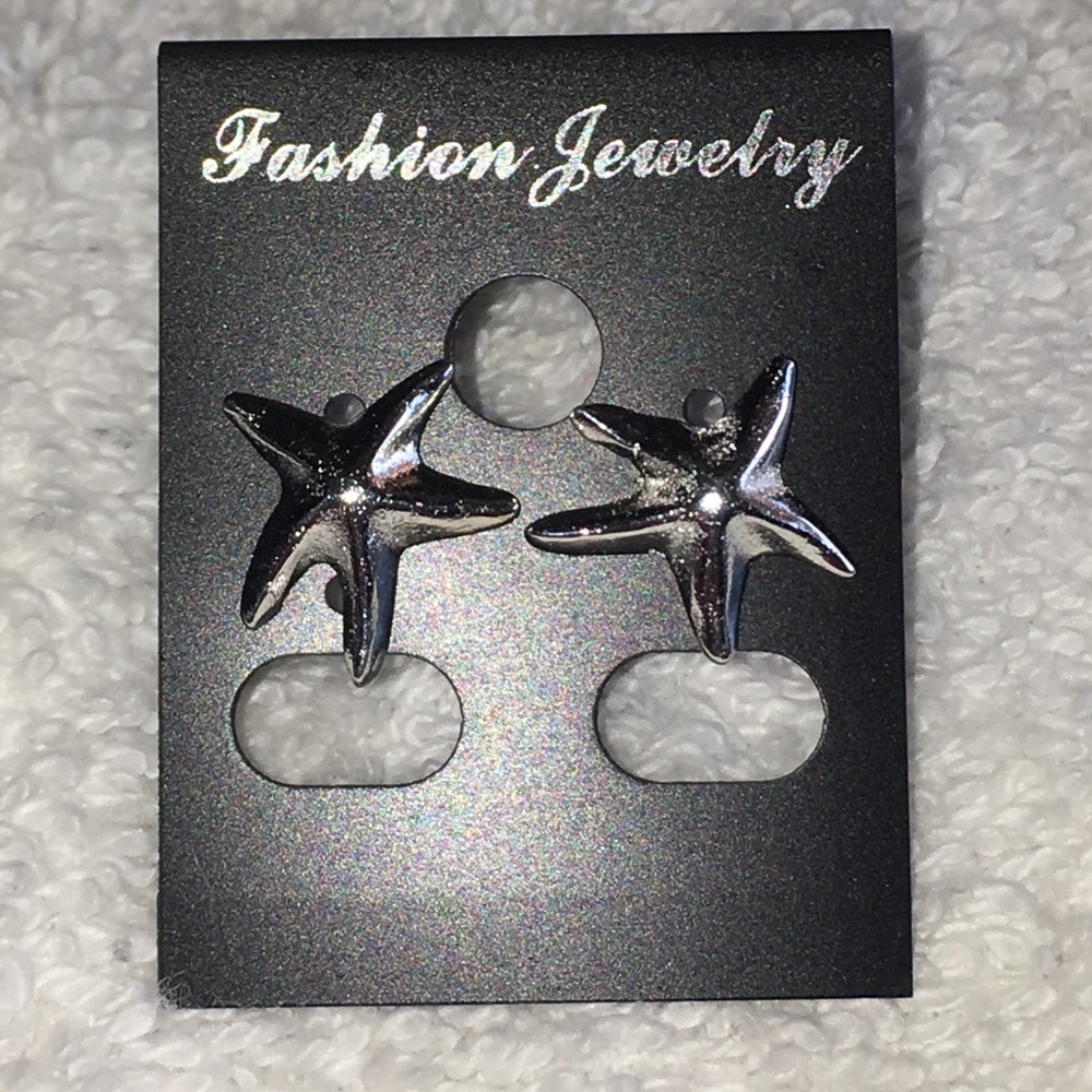 .925 sterling starfish earrings