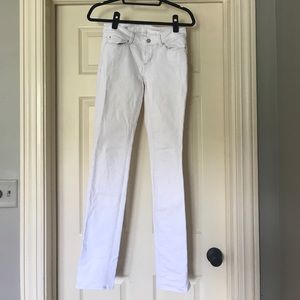 Ann Taylor White Jeans