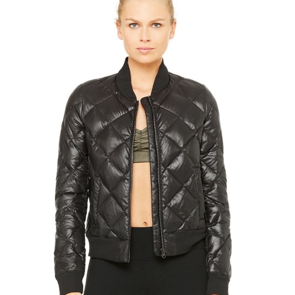 ALO Yoga Jackets & Blazers - NWOT Alo Yoga Idol Bomber Jacket Medium