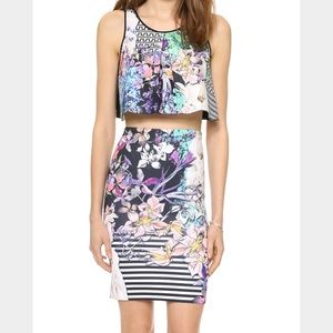 NWT Clover Canyon enchanted garden crop top