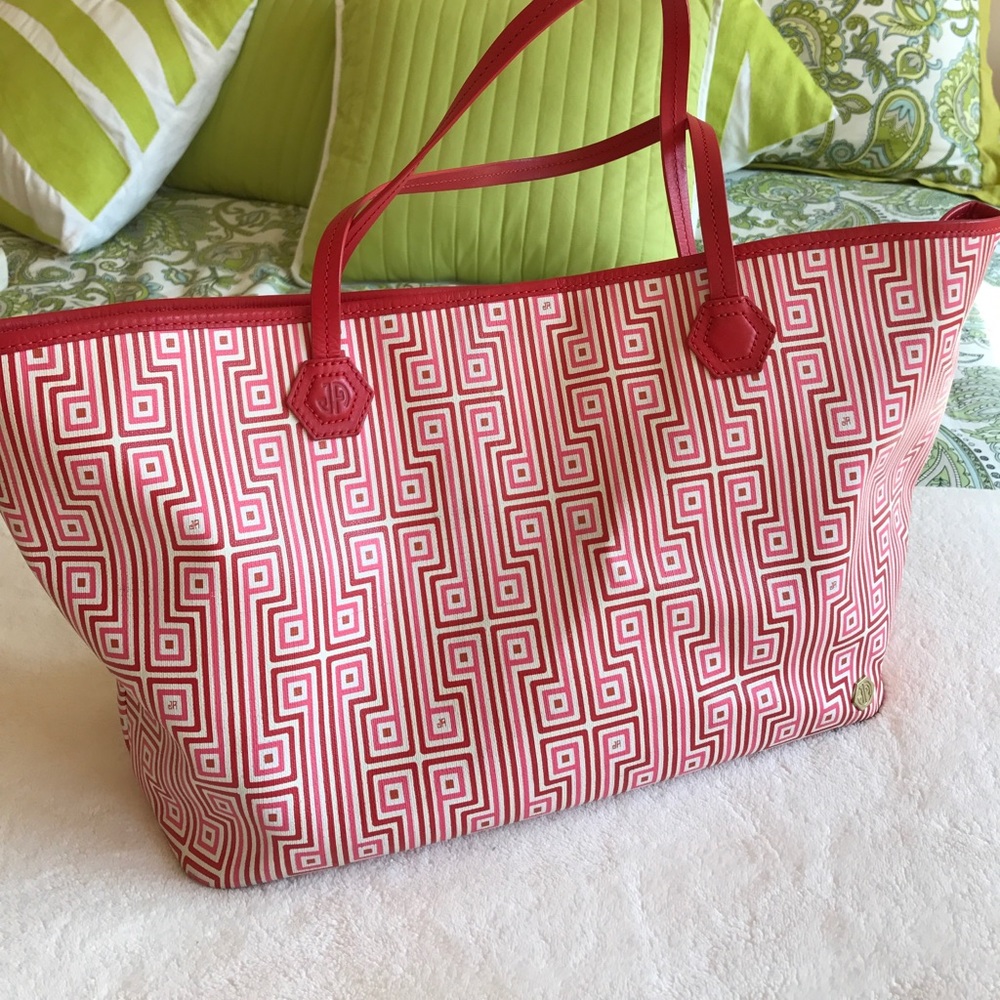 Jonathan Adler Coated Leather Tote