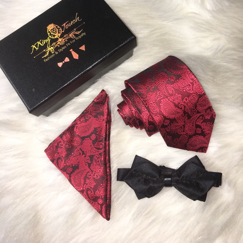 The Viking - TIE, BOW TIE, POCKET SQUARE GIFT SET