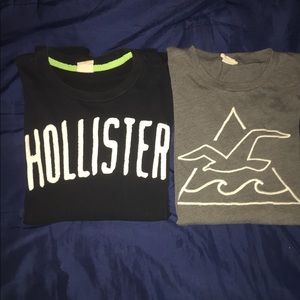 2 Men's Hollister shirts