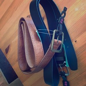 NWT brown & black belts