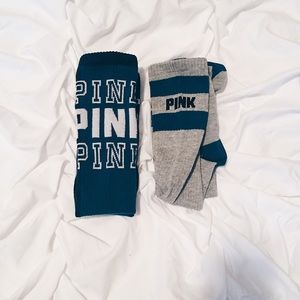 VS PINK Knee High Sock Combo