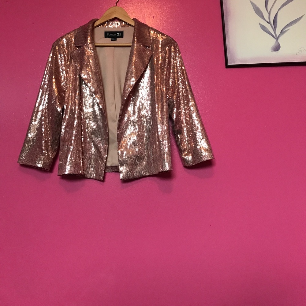 Forever 21 Sequins Blazer