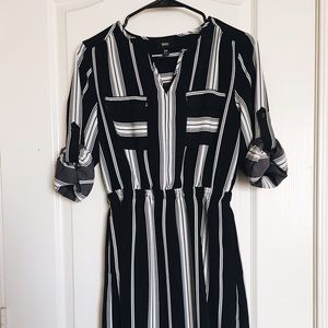 B&W Striped Mossimo Dress