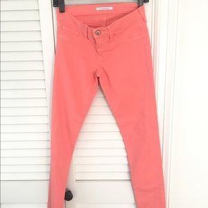Salmon pink Flying Monkey jeans