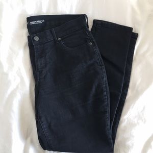 Oldnavy Curvy cut black skinny jeans