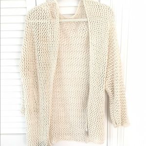Brandy Melville fishnet cardigan
