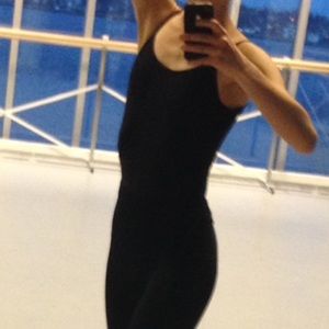 BLACK Ballet Wear Moi Thalia Dance Leotard