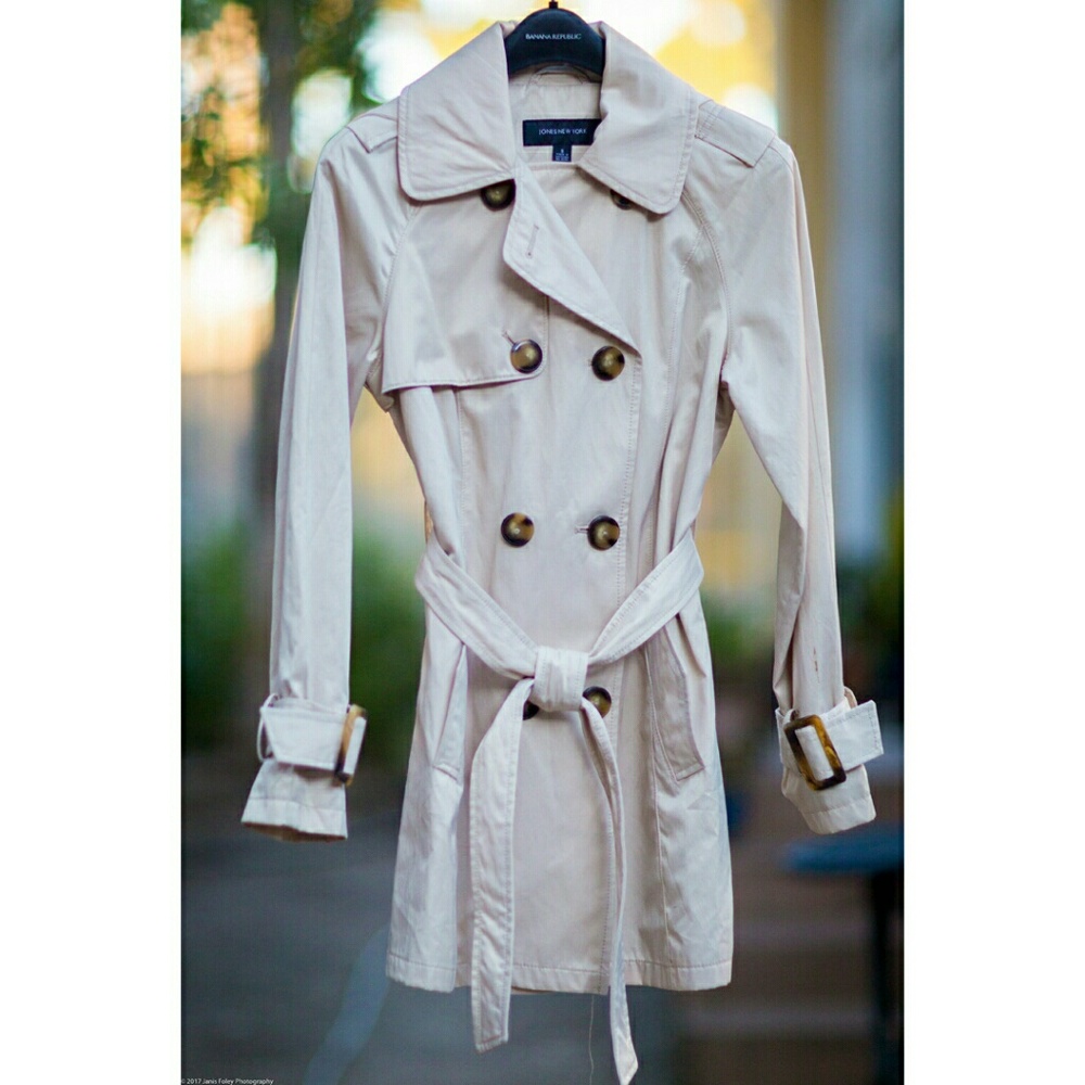 Jones New York Trench Coat with Hood