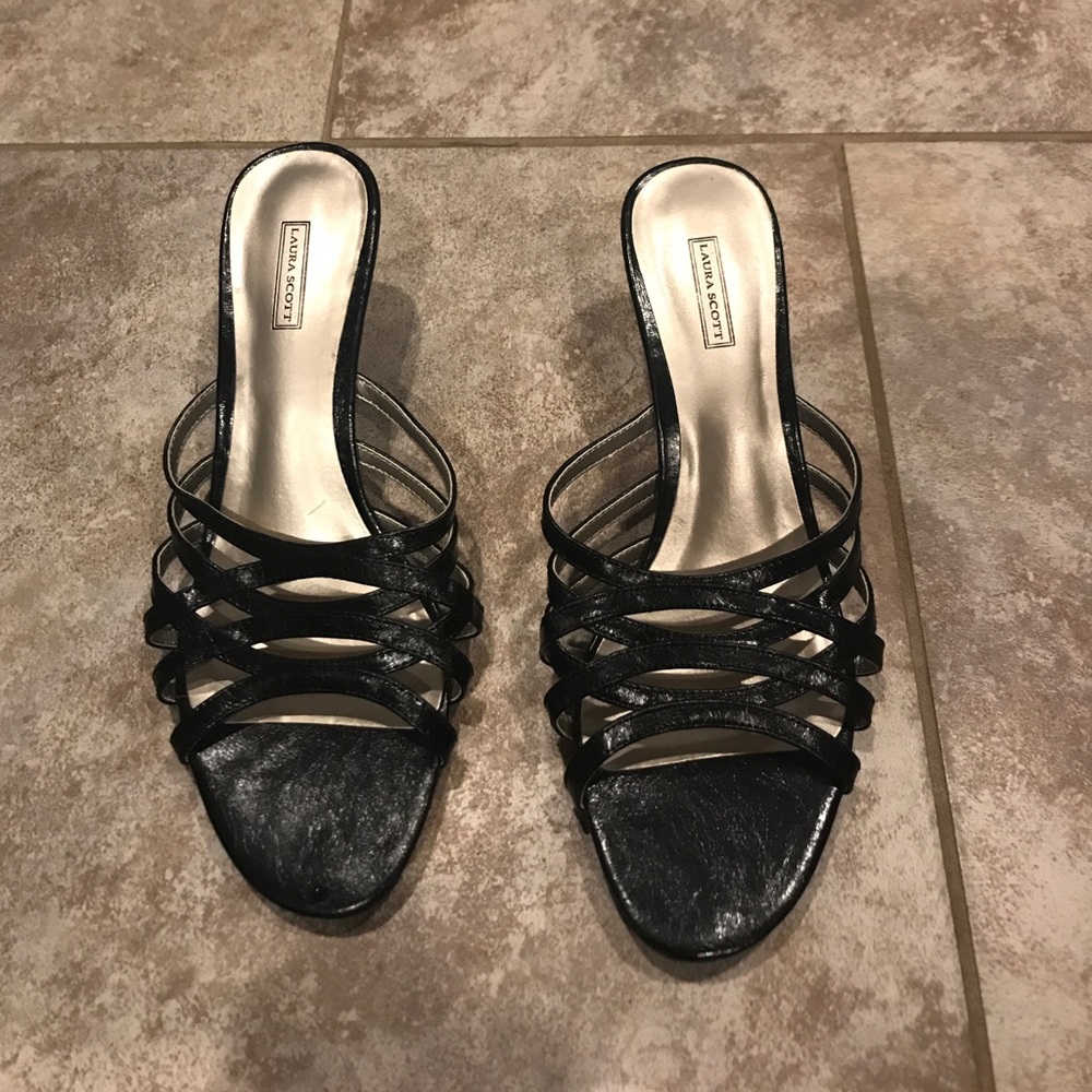 Never worn- Black low heel dress shoe