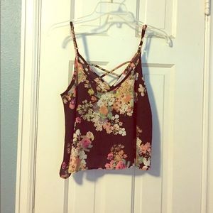 Flowy spaghetti strap top