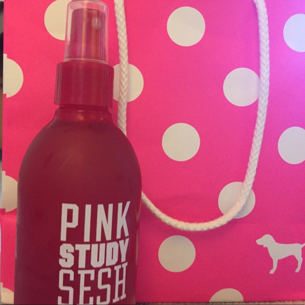 PINK study sesh perfume body spray