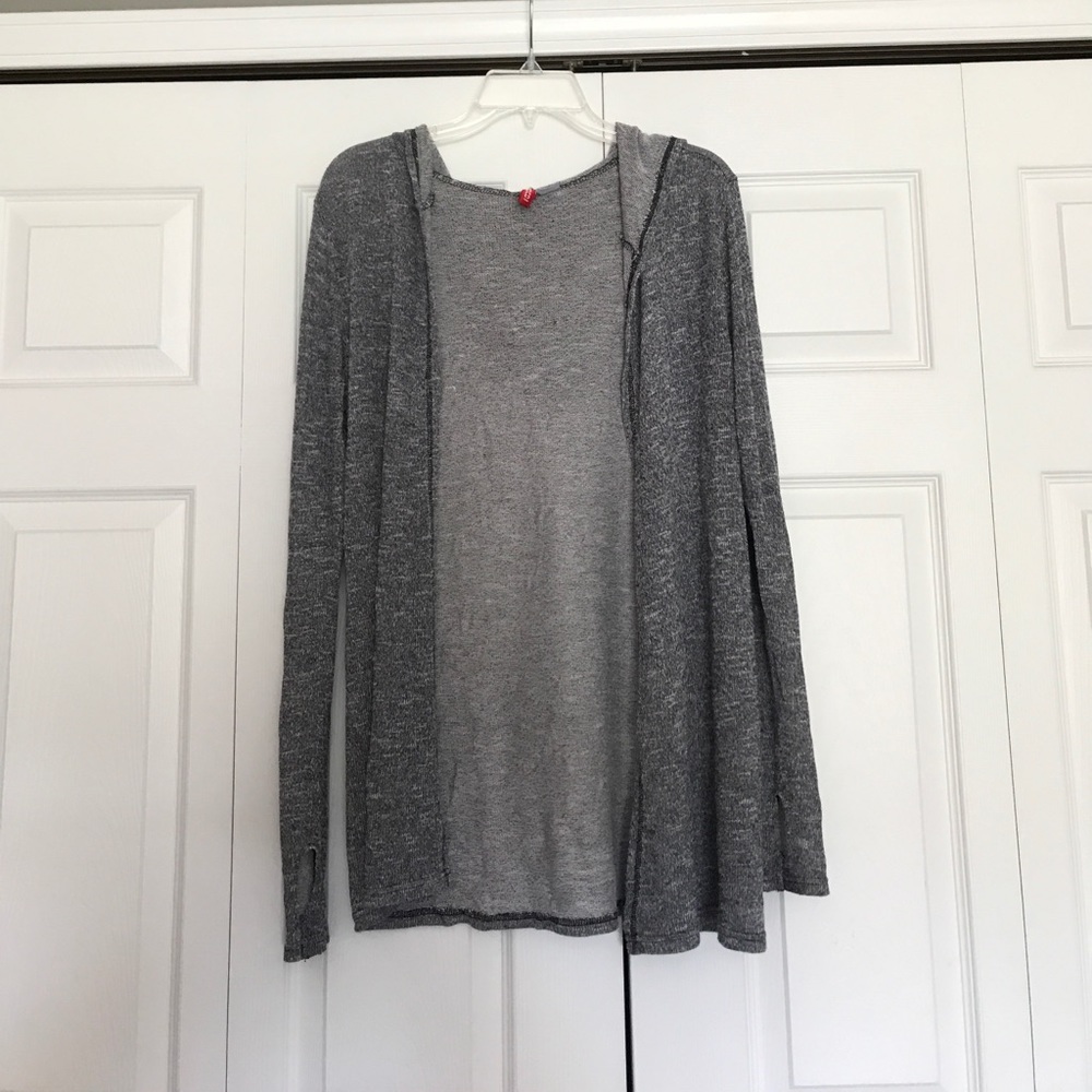 gray sweater