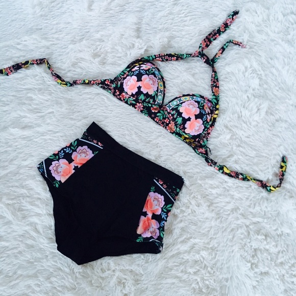 🌸"Bridget" ll Floral High-Waisted Bikini🌸 - Picture 8 of 8