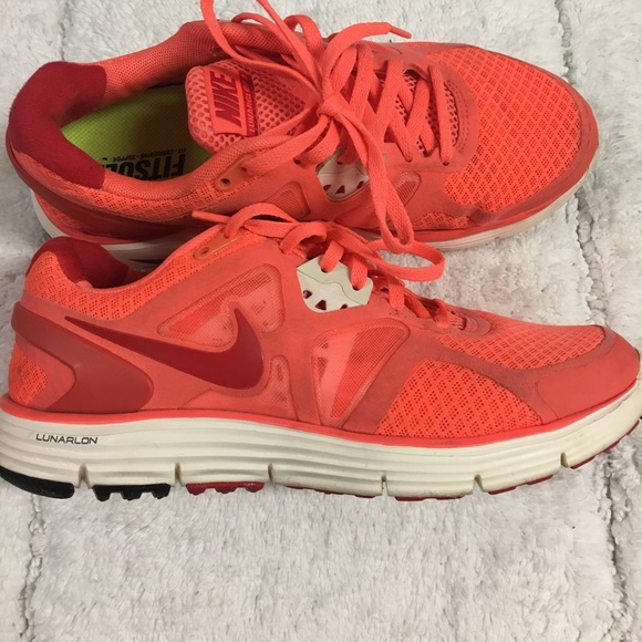 neon orange sneakers nike