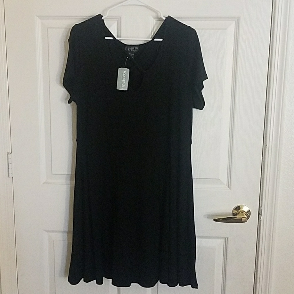 Black Forever 21 Dress Plus