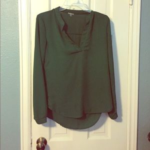 Emerald Green tunic blouse