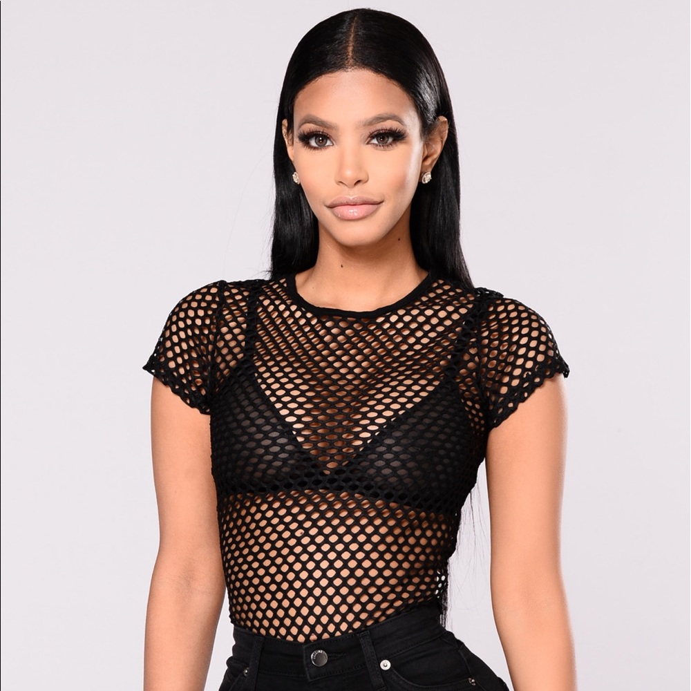 Breeze fishnet bodysuit