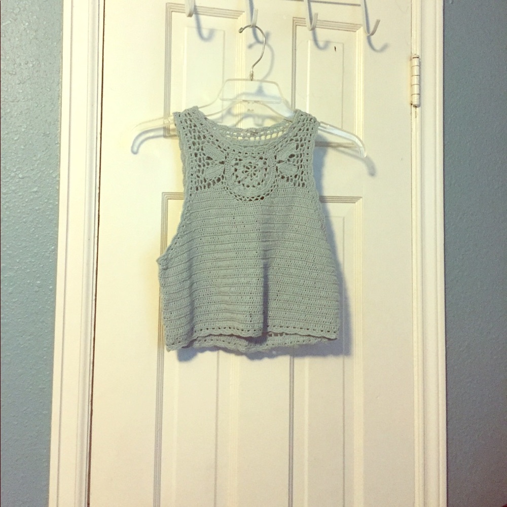 Crotchet crop top