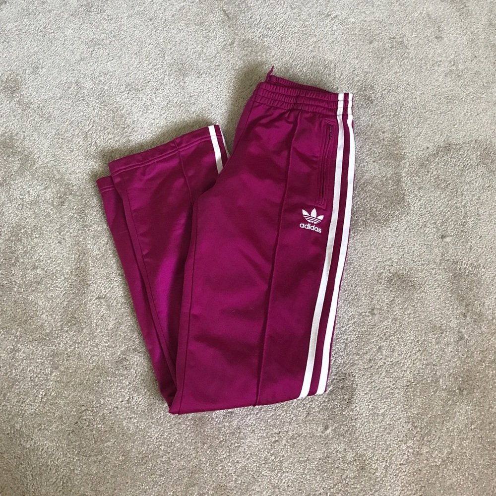 Pink adidas pants