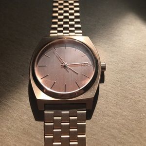 Rose Gold Nixon watch. Never worn