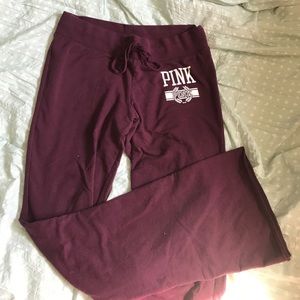PINK boot cut sweats