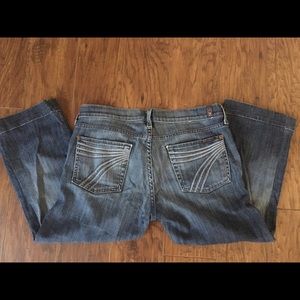 7 For All Mankind Dojo Cropped jeans size 29
