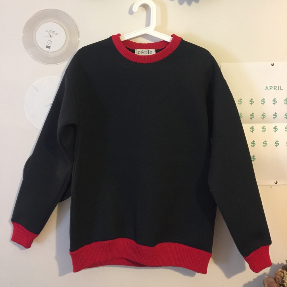 BNWOT Etre Cecile Neoprene Sweatshirt