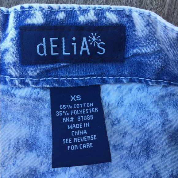 Denim Acid Wash Skirt - Picture 2 of 2