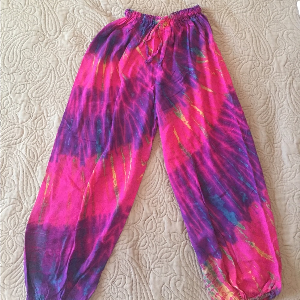 !!SOLD!!!Treasures of Thailand Tie Dye Pant