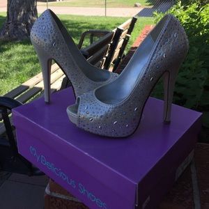 Rhinestone heels!