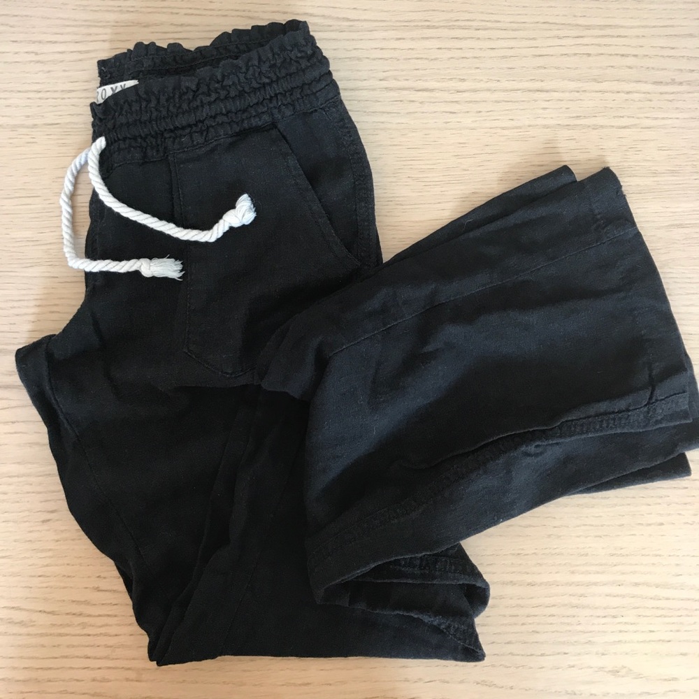 Roxy Wide Leg Linen Pant