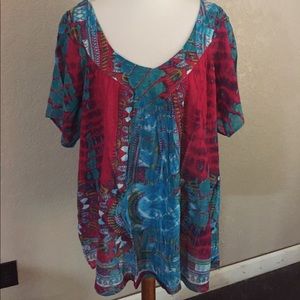 NWOT Greater Good tie dye top
