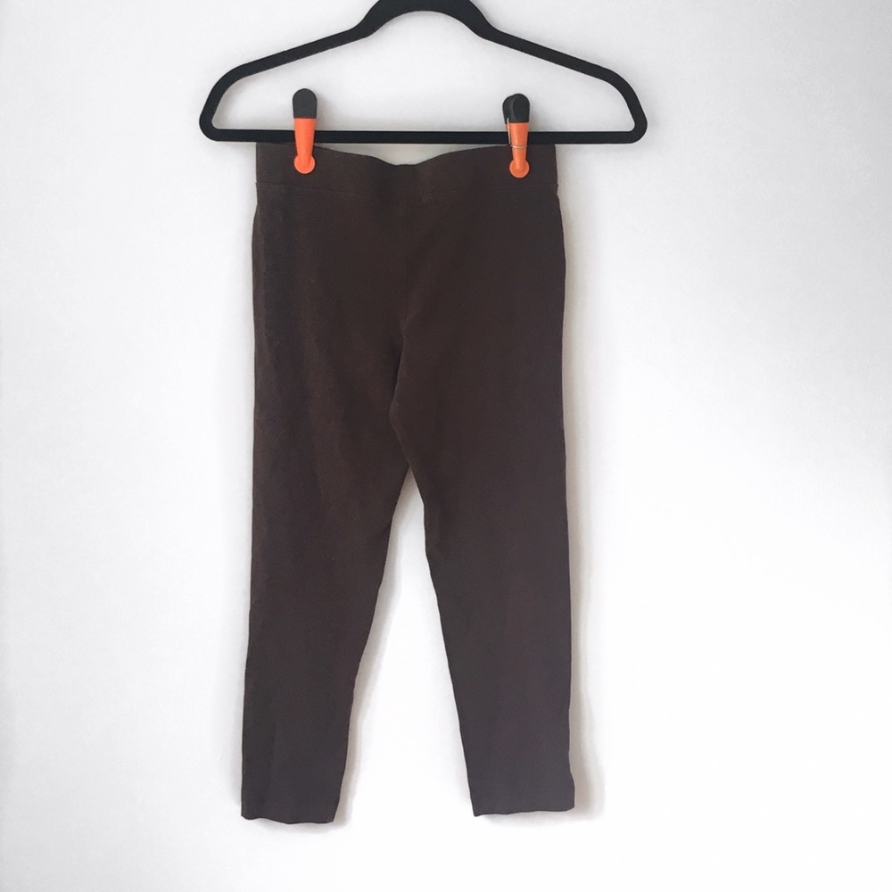 Express brown cropped legging S