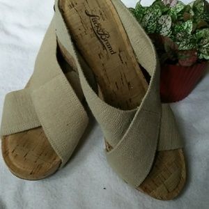 Lucky brand mules/wedge slides