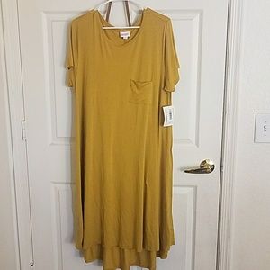 LuLaRoe Mustard Carly XL