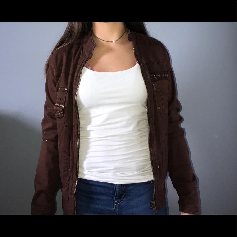 CASUAL BROWN JACKET