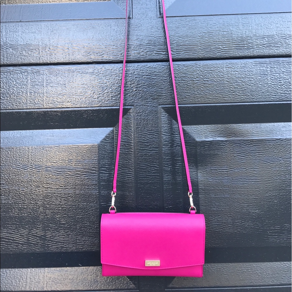 Kate Spade pink over shoulder purse