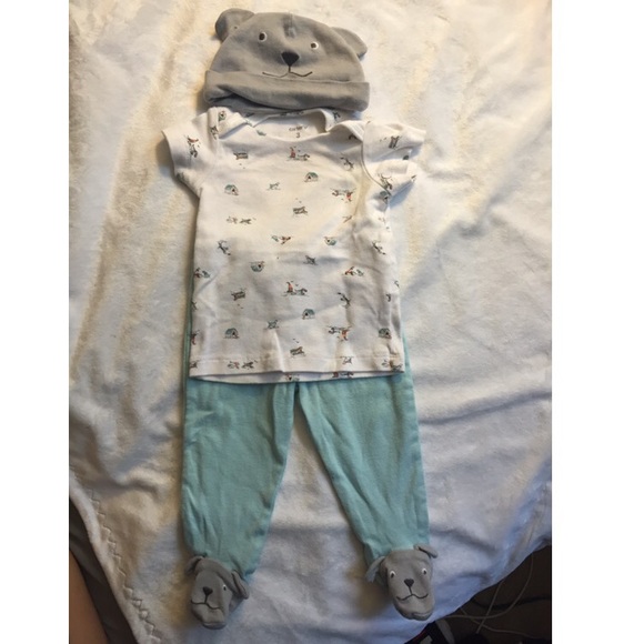 3 Months Three Piece Set. - Picture 1 of 2