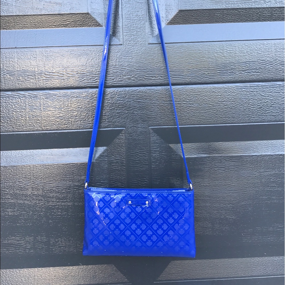 Kate Spade blue over shoulder purse