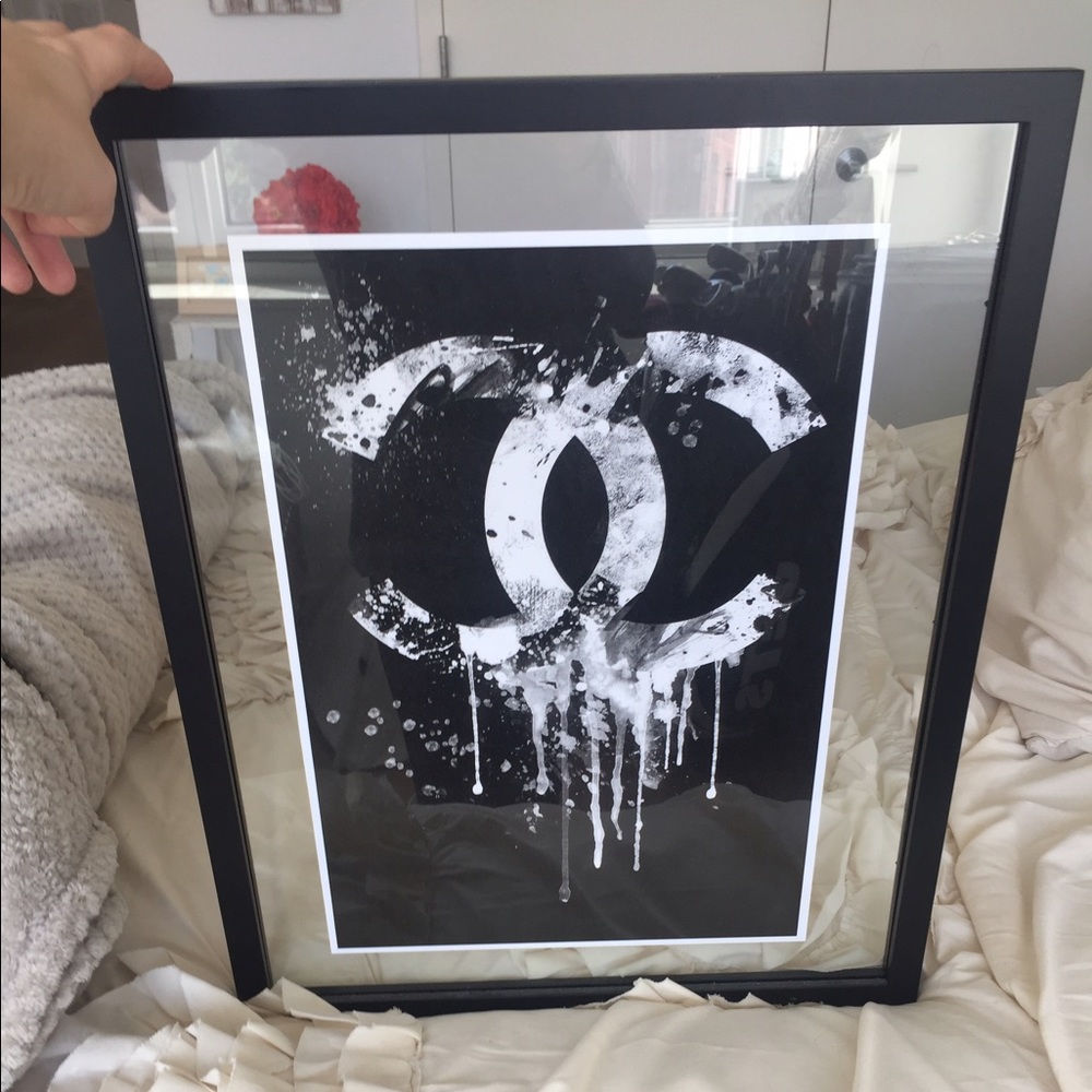 Chanel photo in frame