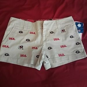 Uga khaki shorts!