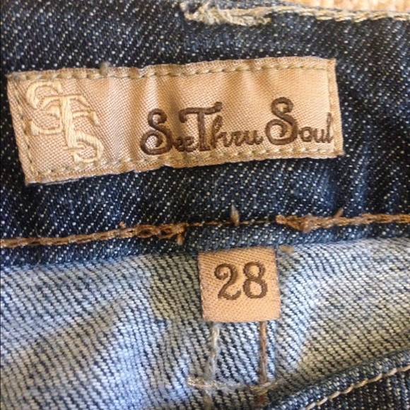 28 blue jeans STS See Thru Soul cute - Picture 4 of 5