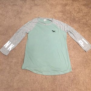 Victoria Secret Pink Baseball Tee NWOT size large