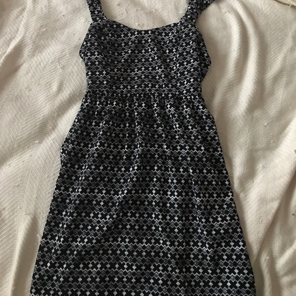 Black and white dress