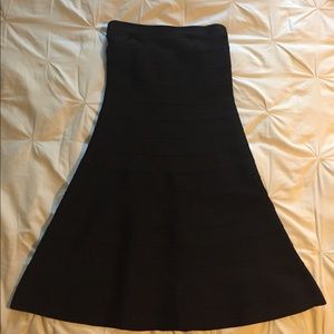 Strapless bandage style Bebe dress